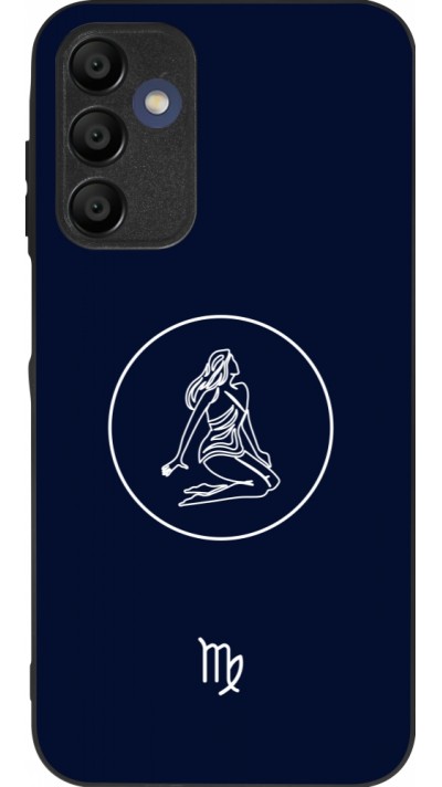 Samsung Galaxy A16 Case Hülle - Silikon schwarz Astrologie Jungfrau