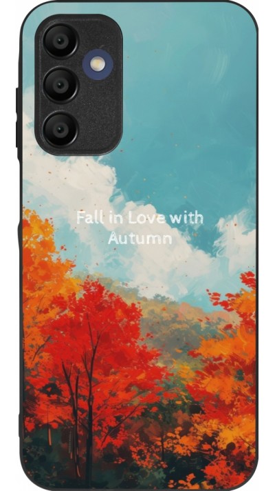 Samsung Galaxy A16 Case Hülle - Silikon schwarz Autumn 25 Fall in love