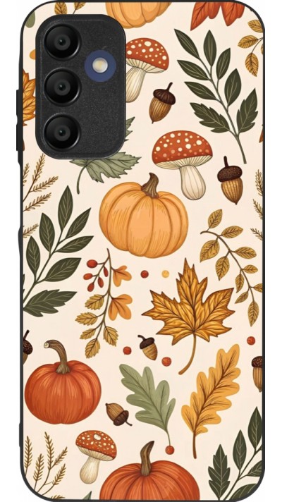 Samsung Galaxy A16 Case Hülle - Silikon schwarz Autumn 25 Autumn pattern