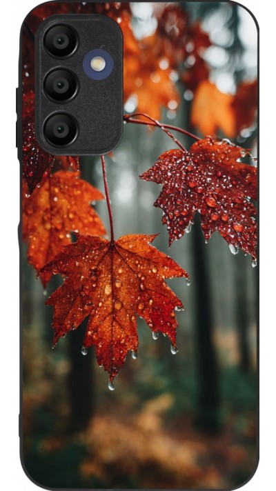 Samsung Galaxy A16 Case Hülle - Silikon schwarz Autumn 25 Rain