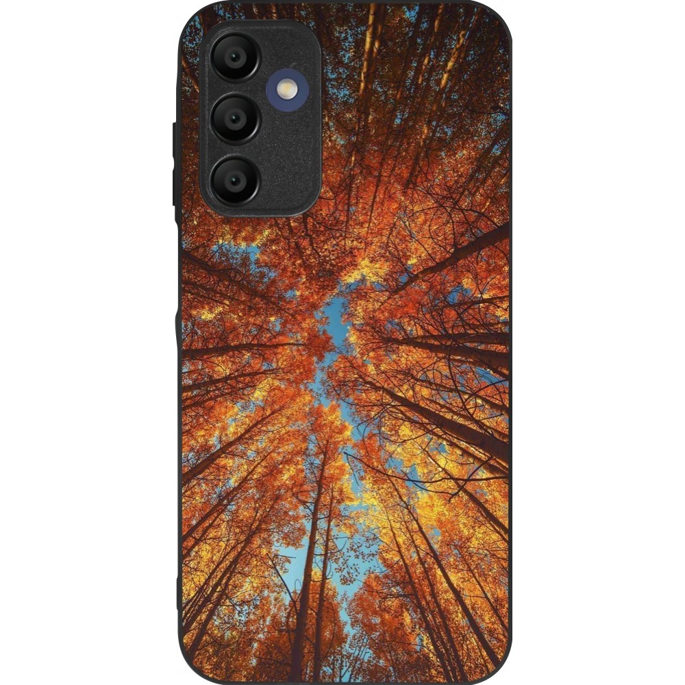 Samsung Galaxy A16 Case Hülle - Silikon schwarz Autumn 25 Trees