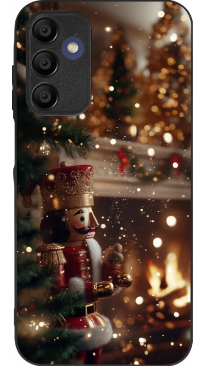 Samsung Galaxy A16 Case Hülle - Silikon schwarz Christmas 25 Xmas Nutcracker