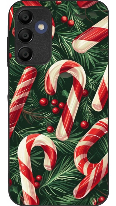 Samsung Galaxy A16 Case Hülle - Silikon schwarz Christmas 25 Xmas Stick