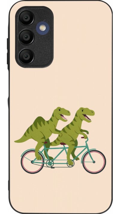 Samsung Galaxy A16 Case Hülle - Silikon schwarz Dinosaurs on bikes 2026