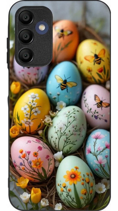 Samsung Galaxy A16 Case Hülle - Silikon schwarz Easter 2026 Eggs with bees