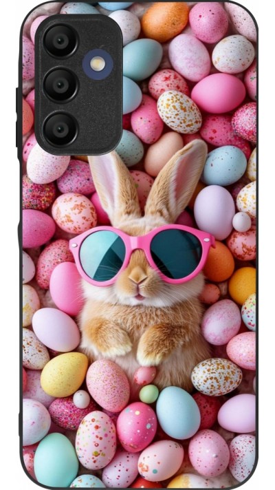 Samsung Galaxy A16 Case Hülle - Silikon schwarz Easter 2026 Rabbit fun