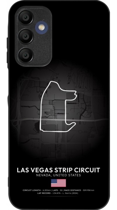 Samsung Galaxy A16 Case Hülle - Silikon schwarz F1 Track 2025 Las Vegas
