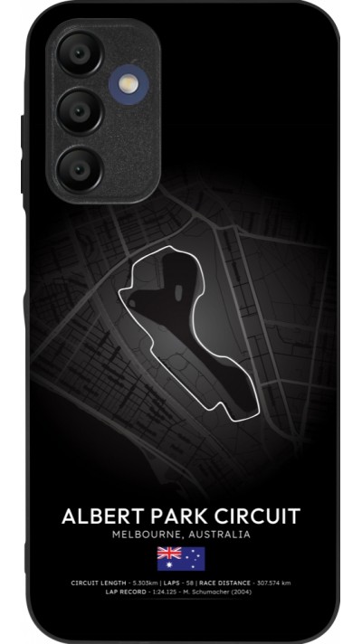 Samsung Galaxy A16 Case Hülle - Silikon schwarz F1 Track 2025 Melbourne