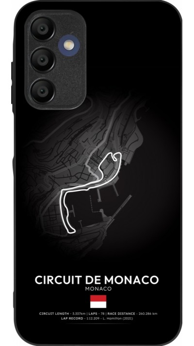 Samsung Galaxy A16 Case Hülle - Silikon schwarz F1 Track 2025 Monaco