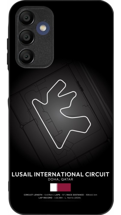 Samsung Galaxy A16 Case Hülle - Silikon schwarz F1 Track 2025 Qatar