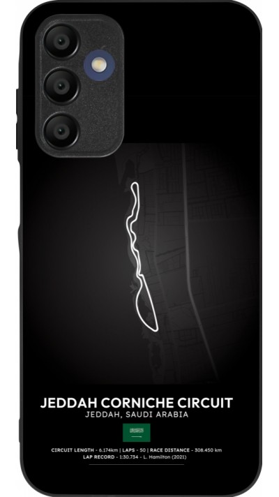 Samsung Galaxy A16 Case Hülle - Silikon schwarz F1 Track 2025 Saudi Arabia