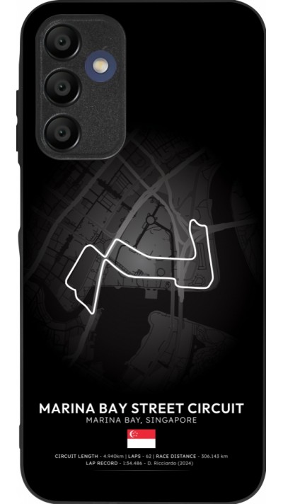 Samsung Galaxy A16 Case Hülle - Silikon schwarz F1 Track 2025 Singapore