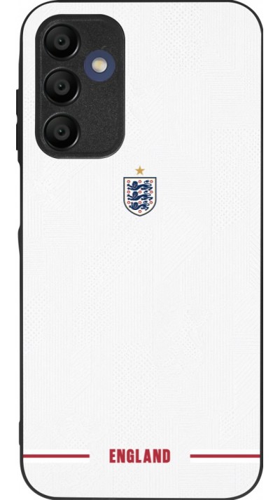Samsung Galaxy A16 Case Hülle - Silikon schwarz England 2026 personalisierbares Fussballtrikot