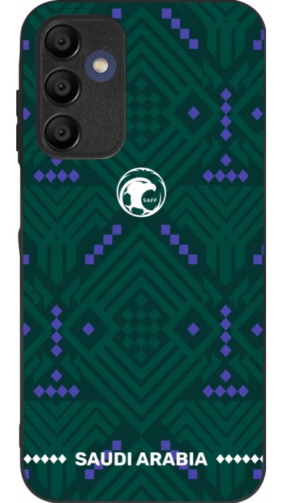 Samsung Galaxy A16 Case Hülle - Silikon schwarz Saudi Arabien 2026 personalisierbares Fussballtrikot