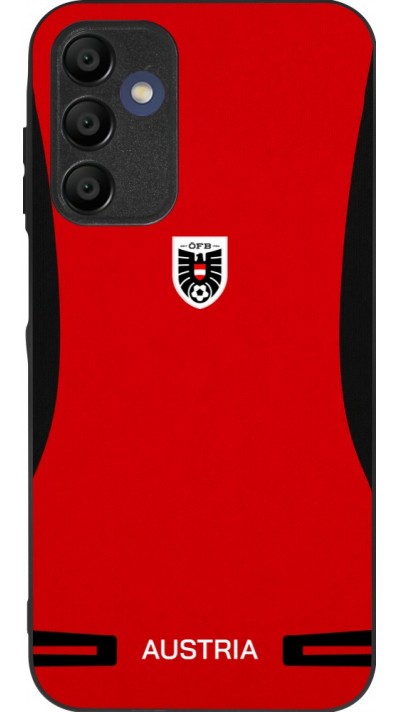 Samsung Galaxy A16 Case Hülle - Silikon schwarz O?sterreich 2026 personalisierbares Fussballtrikot