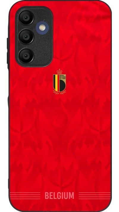 Samsung Galaxy A16 Case Hülle - Silikon schwarz Belgien 2026 personalisierbares Fussballtrikot