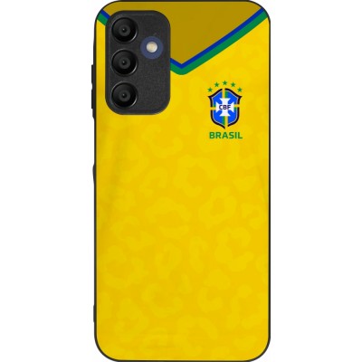 Samsung Galaxy A16 Case Hülle - Silikon schwarz Brasilien 2022 personalisierbares Fußballtrikot