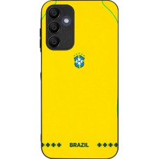 Samsung Galaxy A16 Case Hülle - Silikon schwarz Brasilien 2026 personalisierbares Fussballtrikot