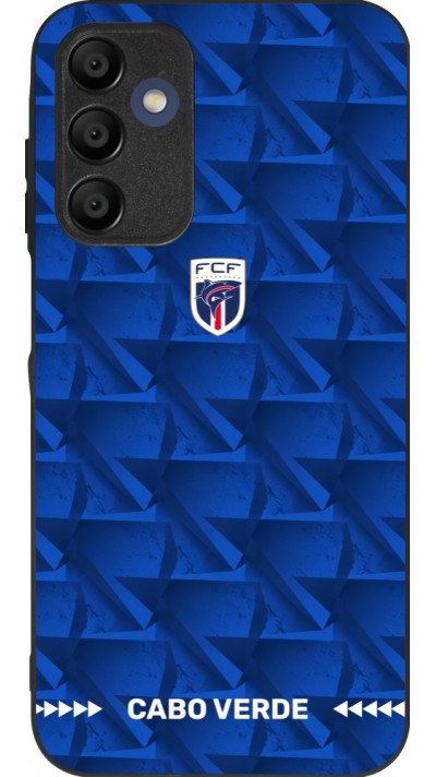 Samsung Galaxy A16 Case Hülle - Silikon schwarz Kap Verde 2026 personalisierbares Fussballtrikot