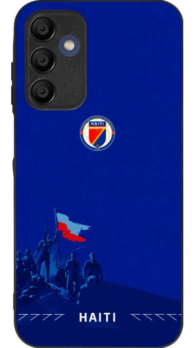 Samsung Galaxy A16 Case Hülle - Silikon schwarz Haiti 2026 personalisierbares Fussballtrikot