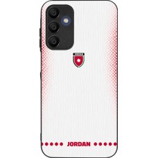 Samsung Galaxy A16 Case Hülle - Silikon schwarz Jordanien 2026 personalisierbares Fussballtrikot