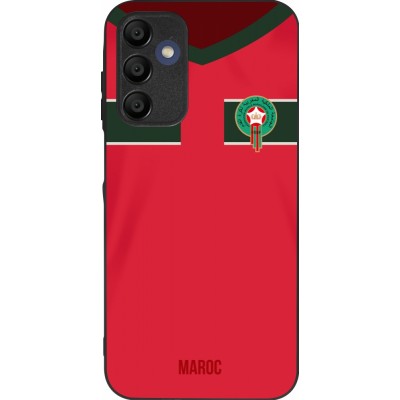 Samsung Galaxy A16 Case Hülle - Silikon schwarz Marokko 2022 personalisierbares Fussballtrikot