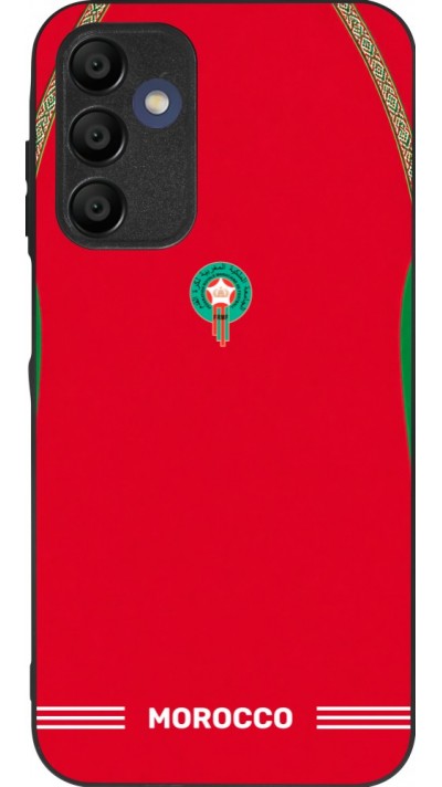 Samsung Galaxy A16 Case Hülle - Silikon schwarz Marokko 2026 personalisierbares Fussballtrikot