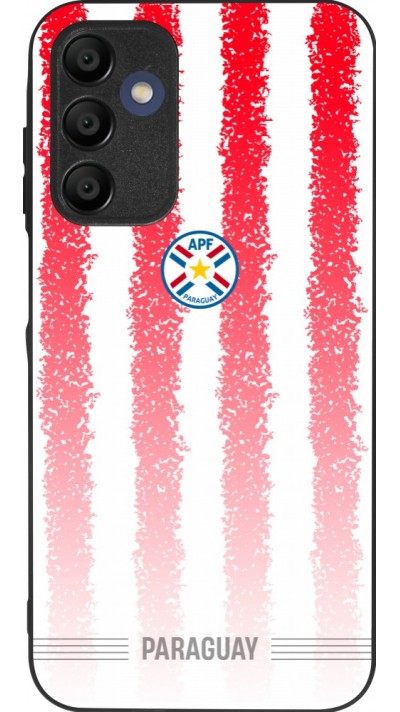 Samsung Galaxy A16 Case Hülle - Silikon schwarz Paraguay 2026 personalisierbares Fussballtrikot