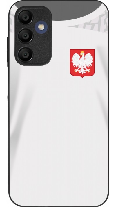 Samsung Galaxy A16 Case Hülle - Silikon schwarz Polen 2022 personalisierbares Fussballtrikot