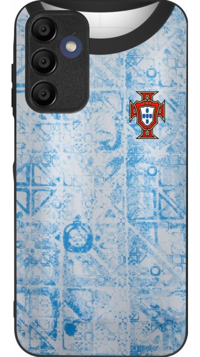Samsung Galaxy A16 Case Hülle - Silikon schwarz Portugal Away personalisierbares Fussballtrikot
