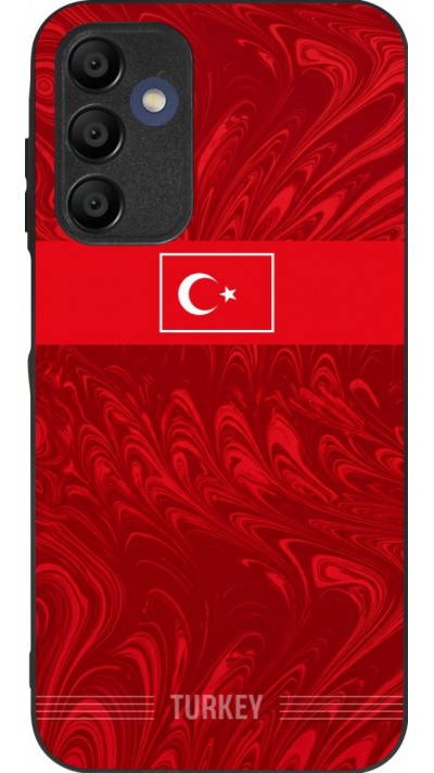 Samsung Galaxy A16 Case Hülle - Silikon schwarz Türkei 2026 personalisierbares Fussballtrikot