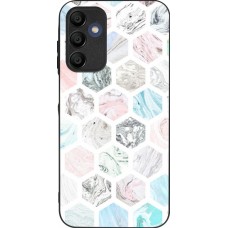 Samsung Galaxy A16 Case Hülle - Silikon schwarz Marble Everything