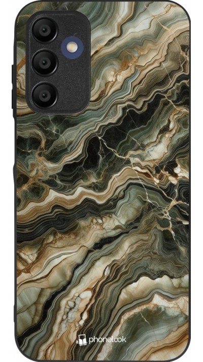 Samsung Galaxy A16 Case Hülle - Silikon schwarz Oliv Marmor