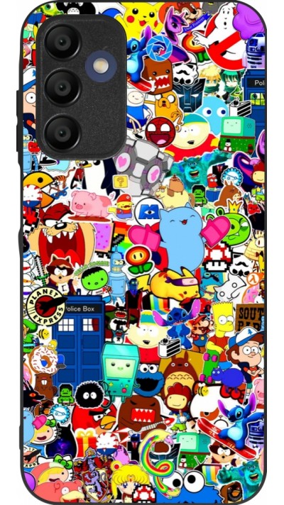 Samsung Galaxy A16 Case Hülle - Silikon schwarz Mixed cartoons