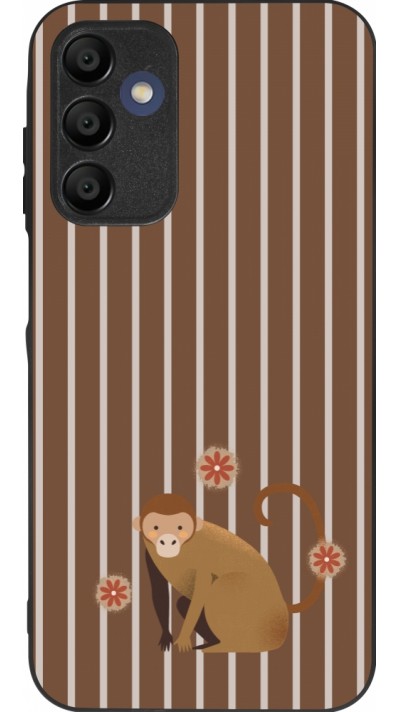 Coque Samsung Galaxy A16 - Silicone rigide noir Monkey with stripes Coque Samsung Galaxy A16 - Silicone rigide noir Monkey with stripes