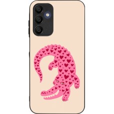 Samsung Galaxy A16 Case Hülle - Silikon schwarz Pink crocodile 2026