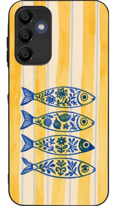Samsung Galaxy A16 Case Hülle - Silikon schwarz Portuguese fish 2026
