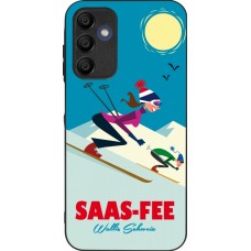 Samsung Galaxy A16 Case Hülle - Silikon schwarz Saas-Fee Ski Downhill
