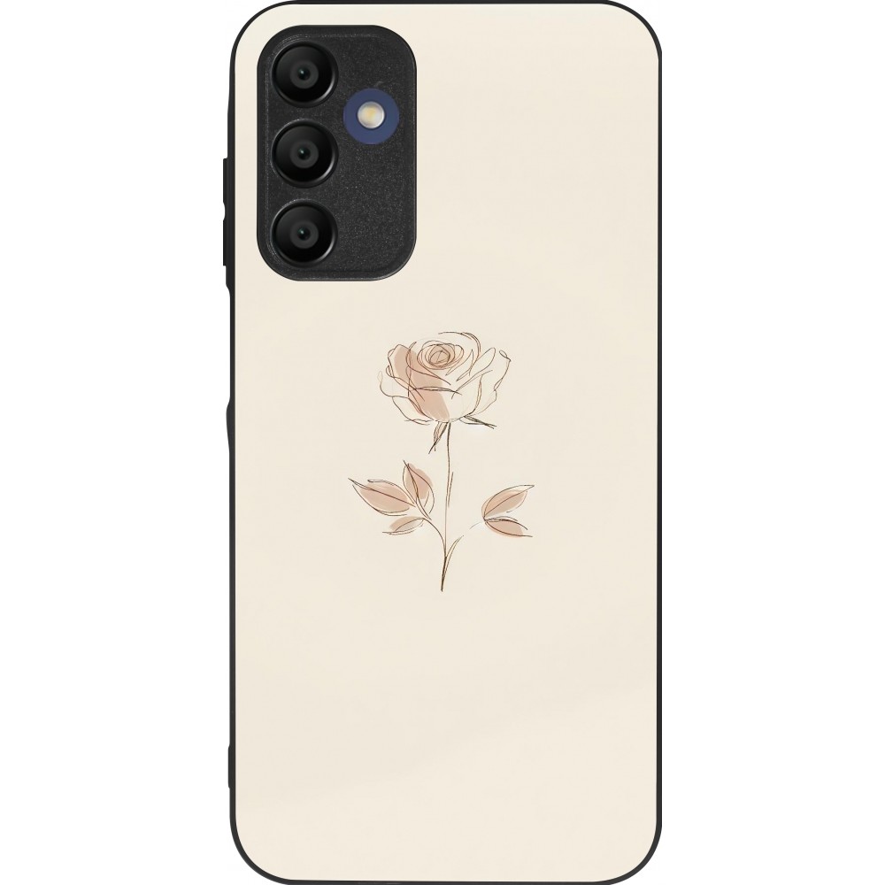 Samsung Galaxy A16 Case Hülle - Silikon schwarz Rosa Sand Minimalistisch