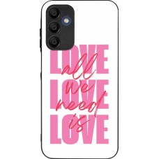 Samsung Galaxy A16 Case Hülle - Silikon schwarz Saint Valentines Day 26 Love all we need is