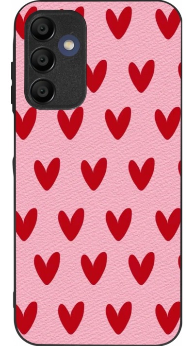 Samsung Galaxy A16 Case Hülle - Silikon schwarz Saint Valentines Day 26 Pattern heart