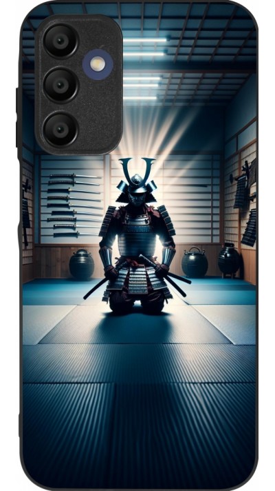 Samsung Galaxy A16 Case Hülle - Silikon schwarz Samurai im Gebet