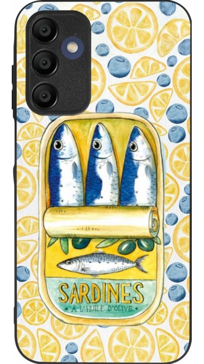 Samsung Galaxy A16 Case Hülle - Silikon schwarz Sardines in oil 2026