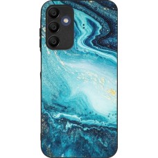 Samsung Galaxy A16 Case Hülle - Silikon schwarz Sea Foam Blue
