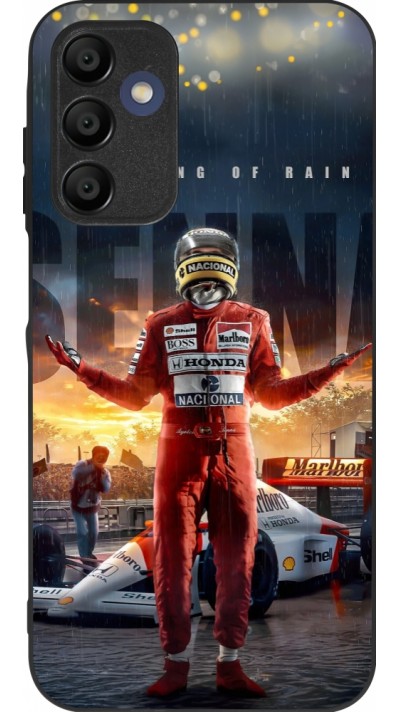 Samsung Galaxy A16 Case Hülle - Silikon schwarz Senna The King of Rain