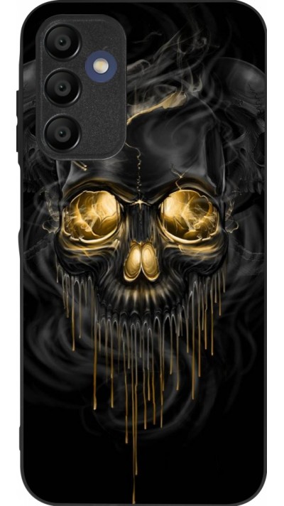 Samsung Galaxy A16 Case Hülle - Silikon schwarz Skull 02