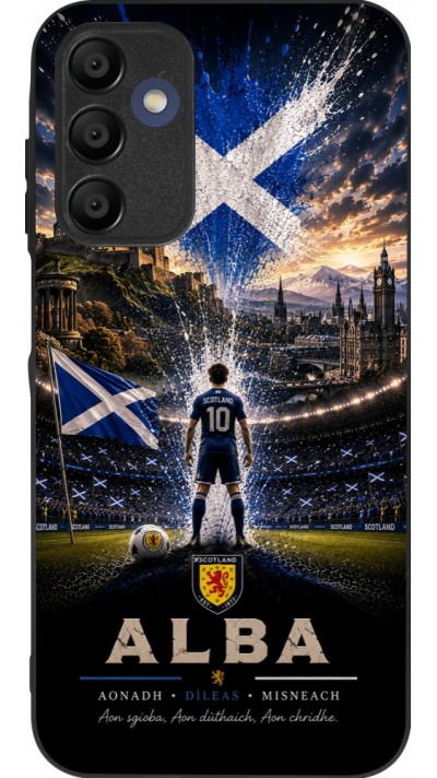 Samsung Galaxy A16 Case Hülle - Silikon schwarz Fussball Schottland splash 2026