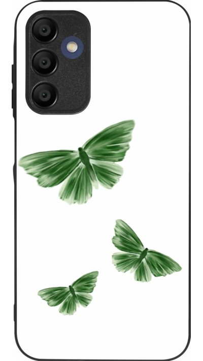 Samsung Galaxy A16 Case Hülle - Silikon schwarz Butterflies 2026