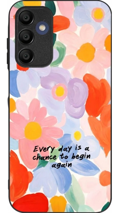 Samsung Galaxy A16 Case Hülle - Silikon schwarz Every day is a chance 2026