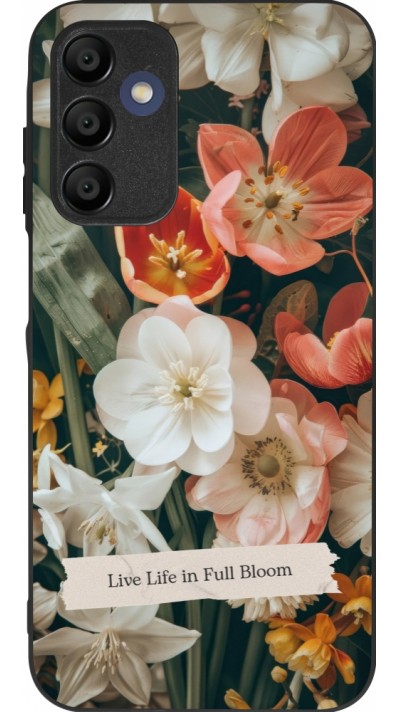 Samsung Galaxy A16 Case Hülle - Silikon schwarz Full Bloom 2026